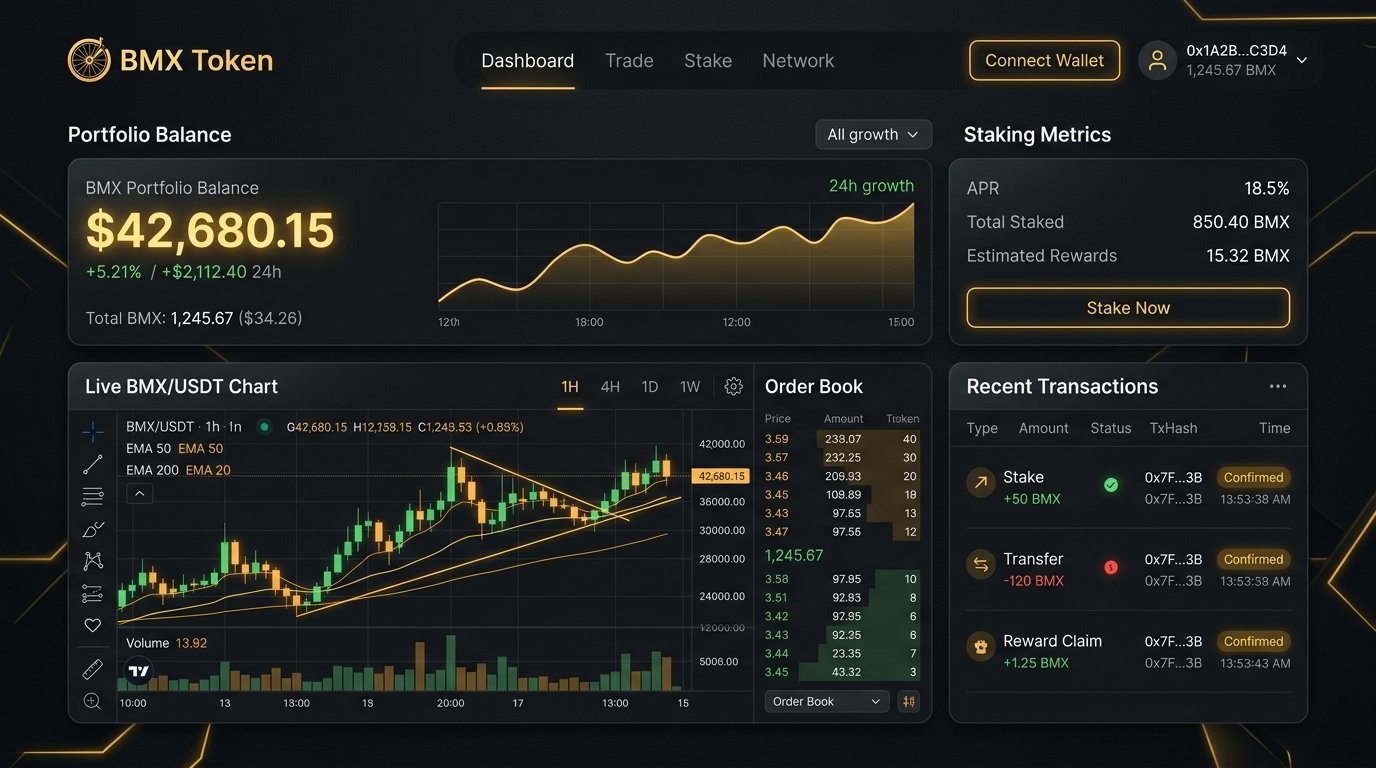 BMX Web3 Platform Dashboard